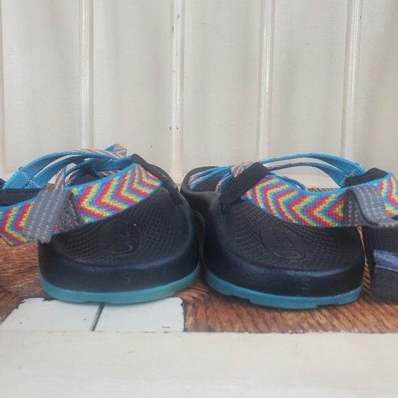 Chaco ZX/1 Strappy Rainbow Fiesta Sandals Outdoor Water Hiking Youth 5 - Picture 8 of 10
